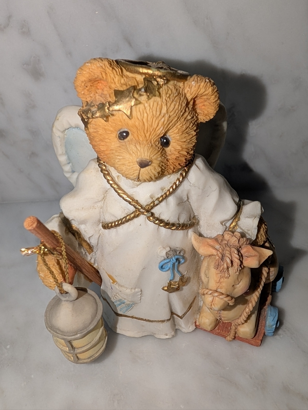 🧸 Vintage Precious Teddies Celeste Angel Figurine Priscilla Hillman 1995 Retro